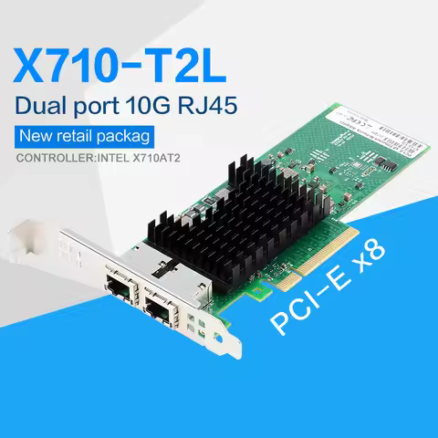network card for intel dell X710-T2L dual 10-Gigabit Ethernet card