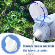 EGALLY 2PCS Water Bottle Silicone Mouthpiece, Durable Silicone Water Bottle Bite Valve Replacement, 