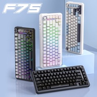 FREEWOLF F75 Customizable Mechanical Keyboard RGB Wireless Bluetooth 3‑Mode Hot‑Swappable Keyboard
