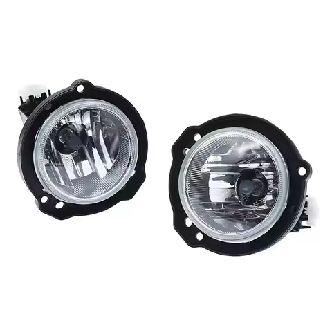 1 Pair LED Fog Light Front Bumper Fog Lamp Bulb Clear Lens for Avanza 2012-2019