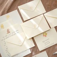 Stationery Set (4 sheets of vintage style paper + 2 envelopes) Vintage letter writing paper for love