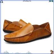 Ready to send|OPGP] Men's mens tomaz backless Loafer Casual Cow Leather Doug Boat Driving Shoes Slip