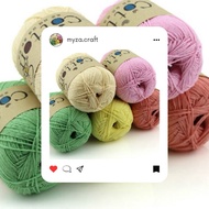 [READY STOCK] 100% COTTON YARN 8 PLY 50G CODE 001-018 (PART 1)