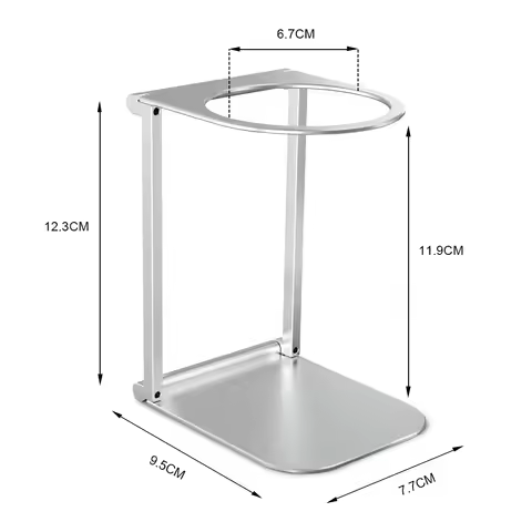 Portable Capsule Coffee Maker Stand Foldable Aviation Aluminum Alloy Shelf Outdoor Home Caffeine Sta