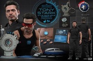 Hot Toys MMS 273 Iron Man 2 – Tony Stark w/ Arc Reactor Creation Accessories