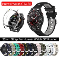 For Huawei Watch GT3 SE case strap GT Runner cases tempered glass screen protector USB Cable charger