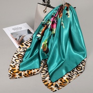 T Temperament Simulation Silkfrench styleScarf 90cm * 90cm Ladies Spring Autumn Style Korean Version