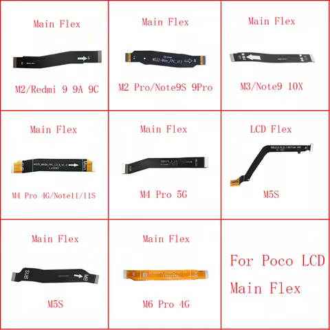 LCD Display Connect Motherboard Cable Main Board Flex Cable For Xiaomi Mi POCO M2 M3 M4 Pro 4G 5G M5