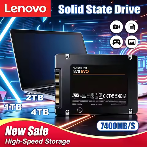 Lenovo 870 EVO SATA III 2.5" Internal SSD 560MB/s High Speed Solid State Drive 250GB 500GB 1TB 2TB F