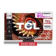 NEW | TCL C8K Premium QD-Mini LED 4k TV | 65 75 85 98 inch | HDR 4500 nits | 144 Hz VRR | 3840 Zones