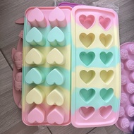 12-Cavity Heart-Shaped Silicone Mold 12-Cavity