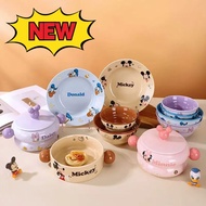 Grabyh2024 New Arrival Disney Ceramic Tableware Bowls Plates Cups Rice Bowls Soup Bowls Dried Fruit 