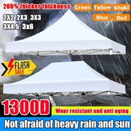 1200D Thickened 6x6 8x8 6x10 10x10 10x15 10x20Ft kain kanopi 10x10 tebal kanvas khemah 10x10 canopy 