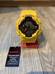 G-Shock ga110cm-9a 日本製 迷彩 黃 全新 防水 出清價