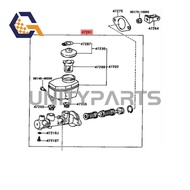 Car Parts Brake Master Cylinder For TOYOTA LAND CRUISER FZJ80 HDJ80 HZJ80 HZJ81V 1FZ 1FZF 1HDFT 4.2 