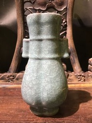 宋代官窯貫耳瓶 高21.5㎝