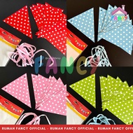 Triangle Polka Dot Banner Triangle Birthday Flag/ Triangle Birthday Flag