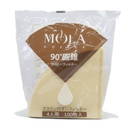 MOLA V60 Coffee Paper Filter / Coffee Filter Paper 02 - 100M (Brown)