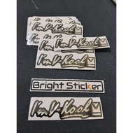 STICKER EMBLEM IM VKOOL TIMBUL 3D