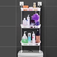 [YL]YL195 Multilayer Stable Toilet Bathroom Kitchen Storage Shampoo Soap Organizer Rack Rak马桶置物架