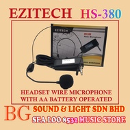 EZITECH HS-380 / HS380 HEADSET WIRE IMAM MICROPHONE READY STOCK IN MALAYSIA SHIP OUT EVERYDAY EXCEPT SUNDAY