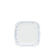 Corelle Square Round Luncheon Plate, Morning Blue