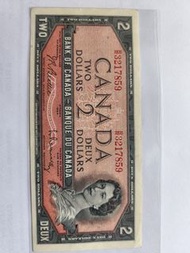 ( 1954年）Queen Elizabeth II--加拿大兩元紙幣