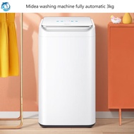 Midea Midea Midea Washing Machine Fully Automatic 3kg Mini Small Children Baby Washing Machine Underwear 95℃ High Temperature Heating