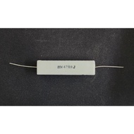 Ceramic Resistor 20W 470 Ohm 470Ohm - 6.4cm x 1.2cm x 1.2cm
