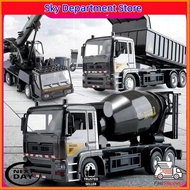 [SKYs]RC Crane/Mixer/Dump/Trailer Truck Alloy Engineering Construction Truck Toy For Kids