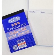 3.5" x 5" NCR Restaurant Order Chit Book 50set x 2ply per book
