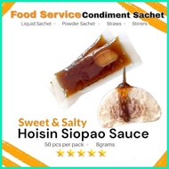◶ ◈ Sweet & Salty Hoisin Siopao Sauce 10grams 50pcs per pack