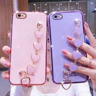 Case iphone 6 6s 6 plus 6s plus phone case softcase silicone cover with love bracelet wristband