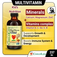 ChildLife, Essentials, Multi Vitamin & Mineral, Natural Orange/Mango Flavor, 8 fl oz (237 ml)