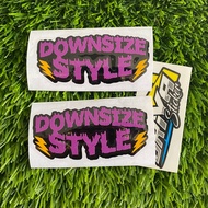 stiker DOWNSIZE STYLE sticker cutting downsize ogah jinjit style stiker vario mio scoopy beat nmax a
