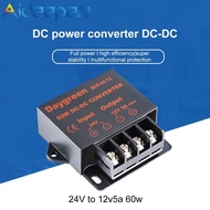Aideepen Car LED Step Down DC DC Converter Voltage Regulator Reducer Car 24V to 12V 5A DC DC Convert