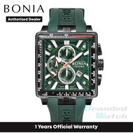 [Official Warranty] Bonia BNB10675-1792LE Men's Tesoro Chronograph Limited Edition Silicone Strap Wa