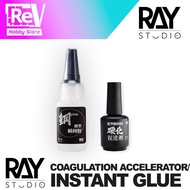 RAY STUDIO INSTANT ADHESIVE GLUE + ACCELERATOR