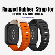Axtro Fit 3 Watch Strap High Quality Silicone Replacement Watchband Bracelet for Actxa Tempo 4C Smar