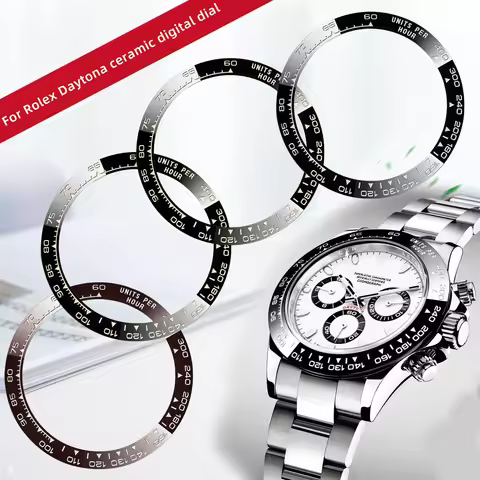 For Rolex Daytona Series m116500ln m116508 M116518 Ceramic Watch Bezel Digital Scale Circle 38.5mm 3