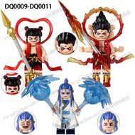 New Style QD0009 Nezha's Demon Boy Haohai Ao Bing Huntian Aya Hot Wheels Third Party Building Blocks