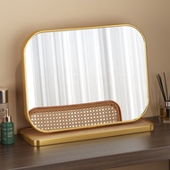 Chemical Mirror Foldable Household Desktop Desktop High-Definition Comb Mirror Main Bedroom Comb Tab