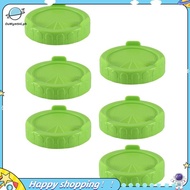 【ouwym9al】6 Pack Sprouting Jar Strainer Lids - Wide Mouth Jar Screen Sprouting Kit Lids - for Growin