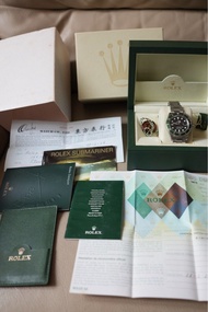 Rolex Submariner 綠水鬼 全套