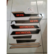 For Sale Striping Stickers Lisbody Honda Win 1984 84 Black Limited