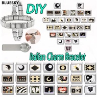 Rich Gay Italian Charm Bracelet Fit 9mm Stainless Steel Bracelet DIY Jewelry Making Accessories Retr