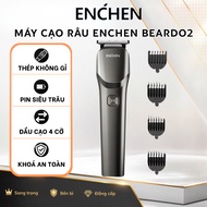 Enchen Beardo 2-speed hair clipper, stainless steel blade, free 4 styling tips -