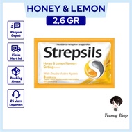 Strepsil Honey & Lemon Permen Pelega Tenggorokan 2,6 gr