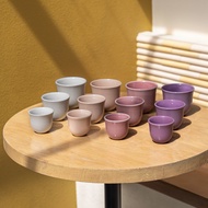 (Loveramics Gift Set) Mauve Morn Embossed Tasting Cup Set