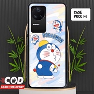 HP Glossy Shiny Case [MC58] Xiaomi Poco F4 | Poco f4 Pic HD cellphone Casing | Doraemon Motif | Maro